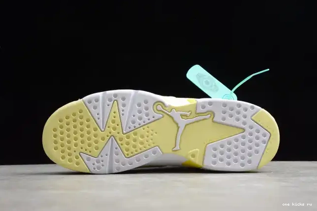 Cheap Floral Retro Dynamic Yellow Jordan 6 Air 543390-800 (GS) 0416